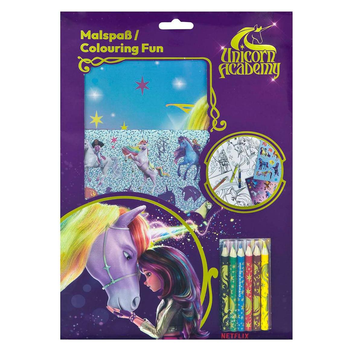 Undercover Unicorn Academy Malset mit Aufklebern und Stiften (59614936)