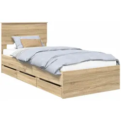 vidaXL, Bett, Modernes Bett (75 x 190 cm)
