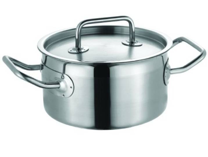 Schulte-Ufer 6404-16 i Bratentopf Profi-Line i, 16 cm, Edelstahl, Silber