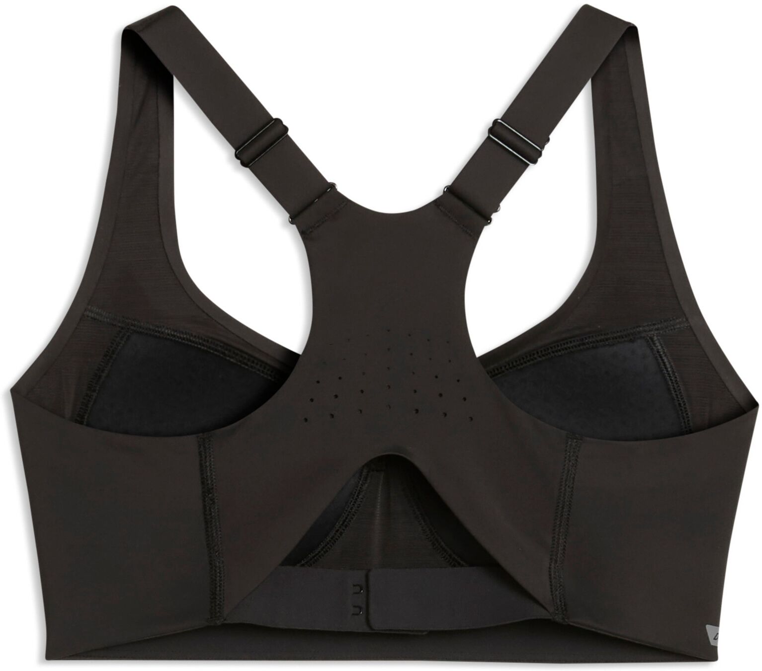 Sport-BH PUMA "PWRMODE BRA - HIGH", Damen, Gr. XL, N-Gr, schwarz (puma schwarz), Interlock, Obermaterial: 71% Polyester, 29% Elasthan, schmal, BHs Sport-BH, schmale Passform, für Fitness-Training, sportlicher Stil puma schwarz XL, N-Gr