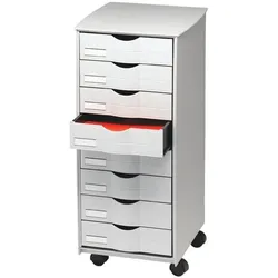 Paperflow Sortierstation mit Rollen grau