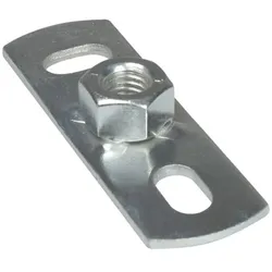 Walraven Grundplatte 6703010 M 10x10mm, Stahl, elektrolytisch verzinkt