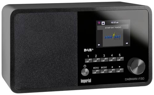 Imperial DABMAN i150 Internet Tischradio Internet, DAB+, UKW USB, WLAN, LAN, Internetradio Schwarz