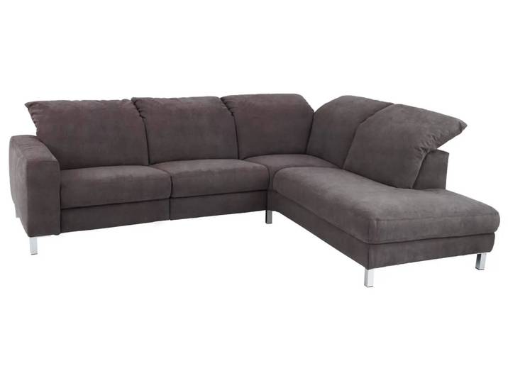 Ecksofa Hohoe Basic Candy / Farbe: Steel / Material: Stoff Basic