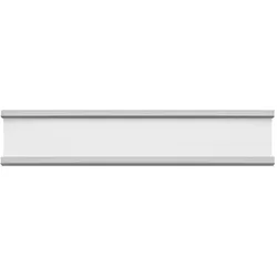 CombiCraft Etikettenhalter Aluminium selbstklebend 65x15 mm - 5 Stück