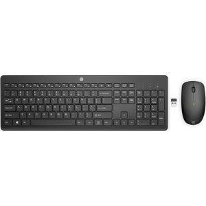 HP Tastatur 235 Wireless Mouse & Keyboard, 1Y4D0UT, mit Funkmaus, USB, schwarz