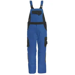 Premium Latzhose ECKHARD "Twill 300" - 25 - royalblau/schwarz