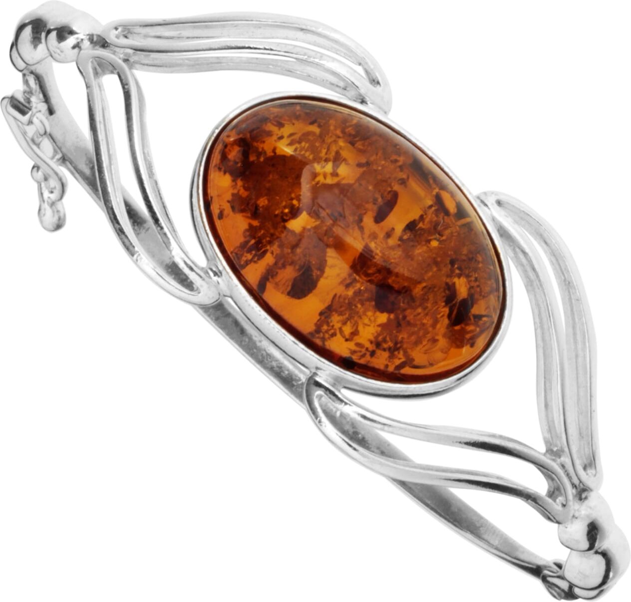 Armreif OSTSEE-SCHMUCK "Ostsee-Schmuck Armreif Karolina Armreif Karolina", silber (weiß, neutral), Armbänder, Damen, 19cm, Silber 925 (Sterlingsilber), Armreif