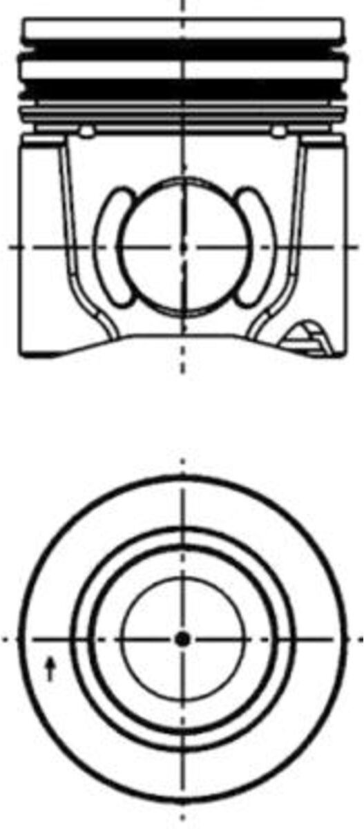 Kolben KOLBENSCHMIDT 41077600