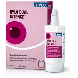 HYLO DUAL INTENSE® Augentropfen 2X10 ml