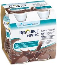 Nestle' Resource Hp/Hc Cacao 4X200 ml