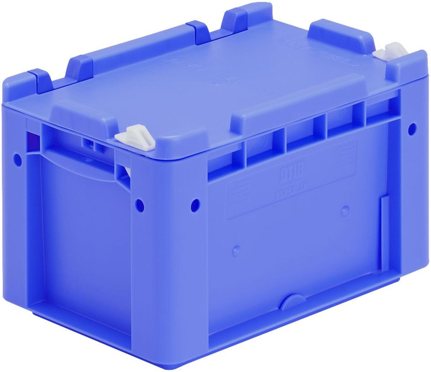 Bito Eurostapelbehälter XL mit Deckel und Verschluss XL 32171ASDV L300xB200xH188 mm, blau (30411)