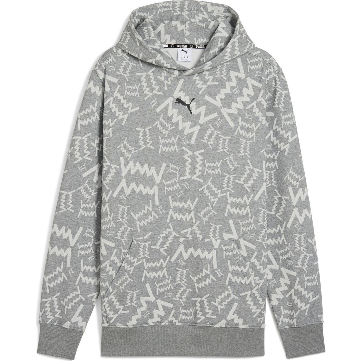 Puma Teamjaws Post Game Hoodie medium gray heather (03) M 689536-03-M