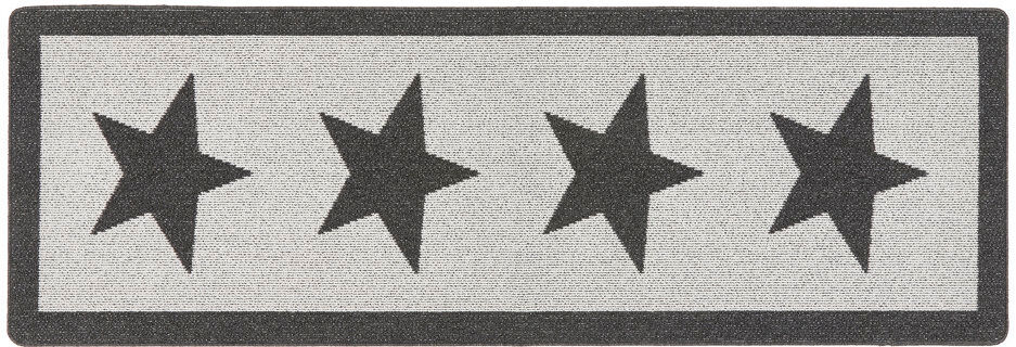 Buddy My Utility Star Kitchen Mat Grey Runner 67 x 200 cm