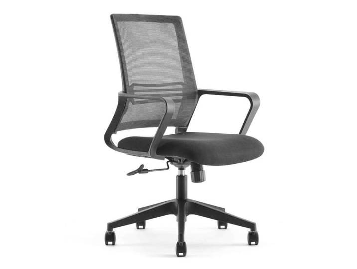 Chaise de bureau ergonomique Waytex - Basculant centré - Dossier respirant - Accoudoirs