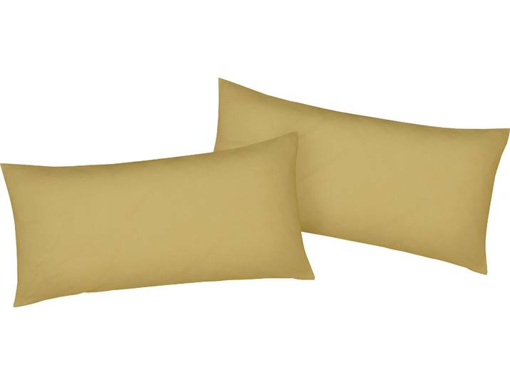 Kissenbezug BELLANA Mako-Jersey-Exclusiv , beige (weizen), B:80cm L:40cm, Baumwolle, Obermaterial: 100% Baumwolle, Kissenbezüge, Kissenbezug, aus reiner Baumwolle