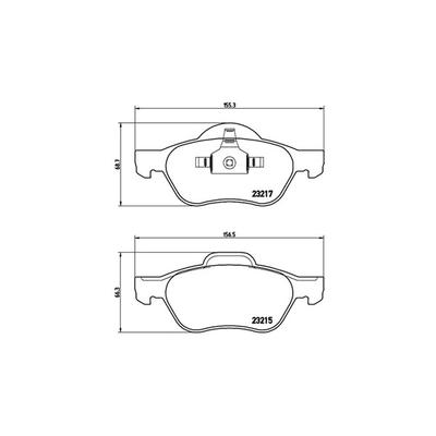 MAGNETI MARELLI Bremsbelagsatz, Scheibenbremse 363700568048 für RENAULT