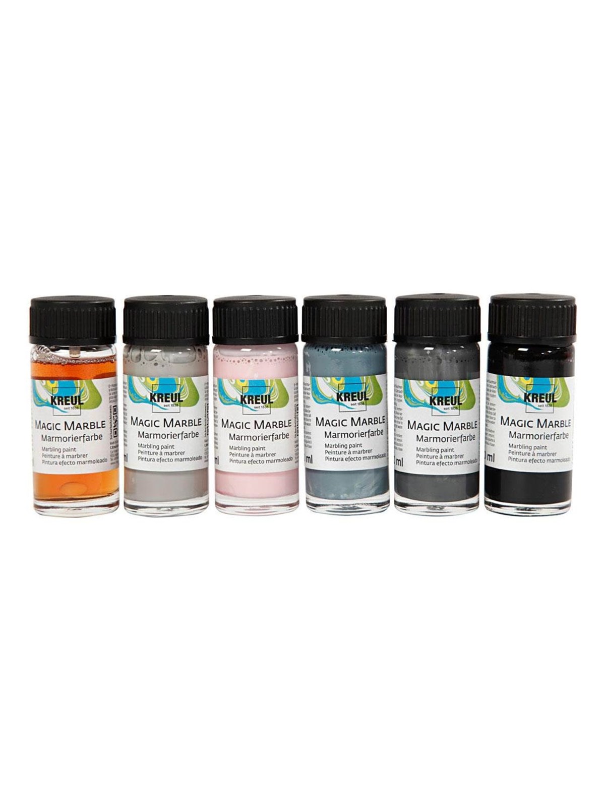 Creativ Company Magic Marble Paint Pastel Colors 6x20ml