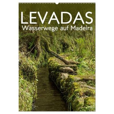Levadas - Wasserwege auf Madeira (Wandkalender 2026 DIN A2 hoch), CALVENDO Monatskalender