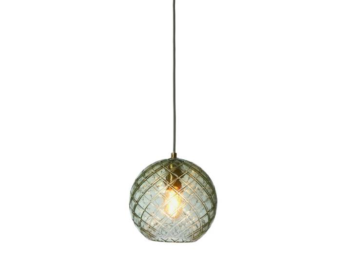 Suspension verre vert ø22cm