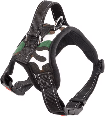 Inspire Picks Strong Adjustable Dog Harness Vest Comfortable Walking Harness For Small To Large Dogs camouflage Color m(9 18kg)