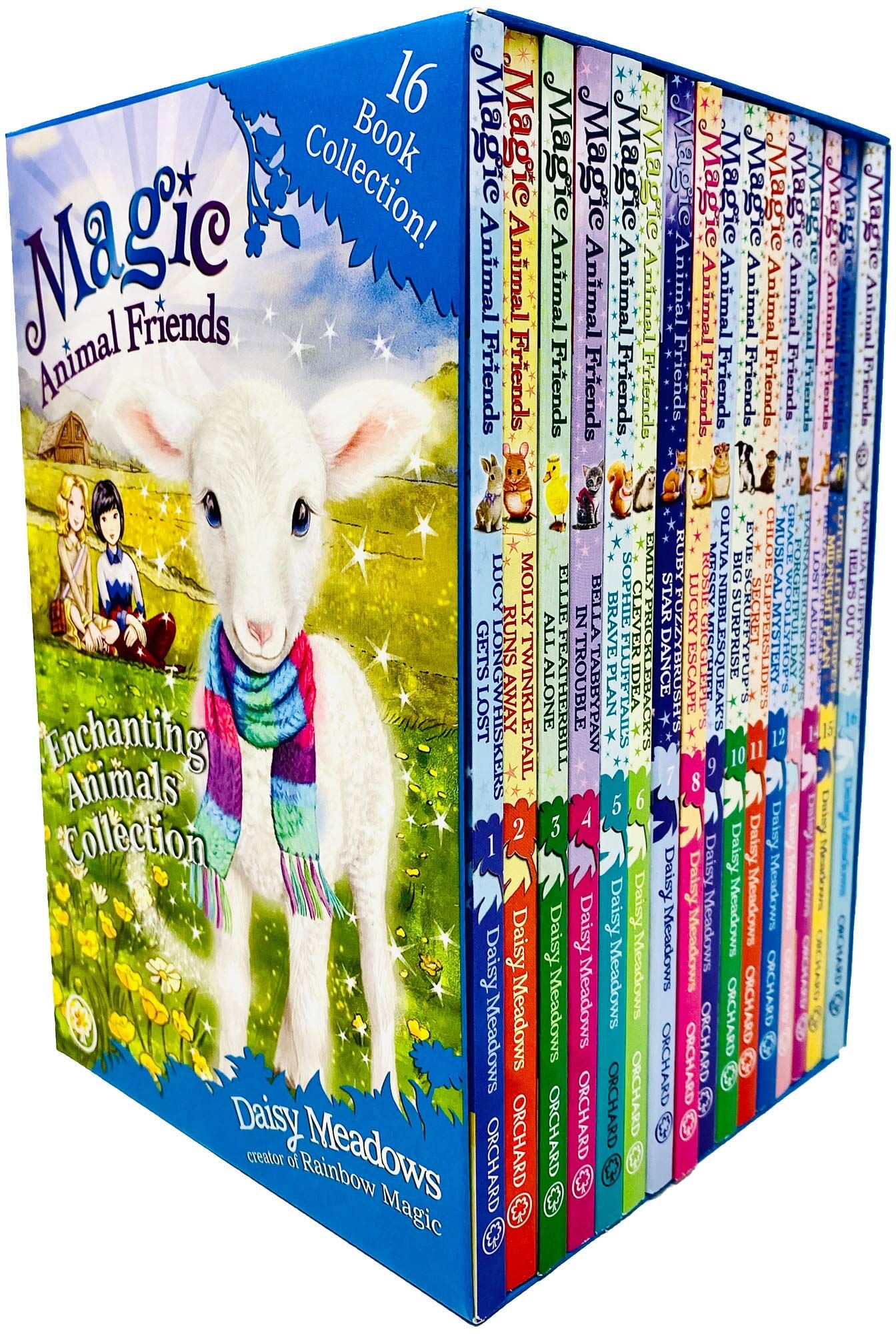 Orchard Books Magic Animal Friends 16 Books Collection Set by Daisy Meadows (Series 1-4) - Paperback Chapter Books for Ages 5-7 - Friendship Forest Animal