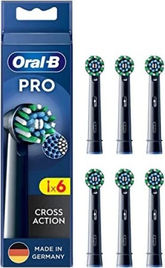 Oral-B Aufsteckbürsten CrossAction 10er schwarz