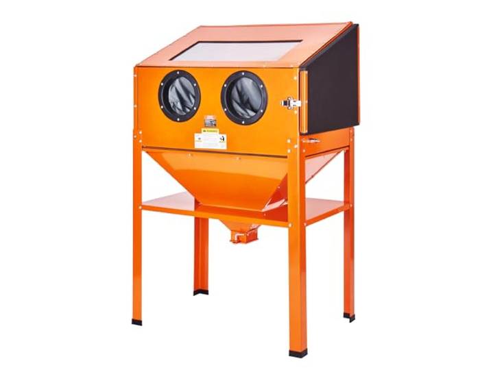 VEVOR Armoire de sablage\, 60 gal armoire de sablage 40 à 120 psi avec support\, sableuse en acier robuste avec pistolet de sablage et 4 buses en céramique pour enlever la peinture\, les taches\, rouille