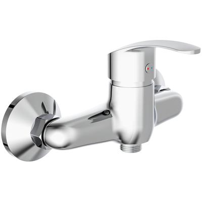 Duscharmatur SCHÜTTE "Sirani", grau (chrom), B:15cm H:11,4cm T:13,7cm, Messing, Armaturen, Mischbatterie Dusche, Wasserhahn Bad in Chrom