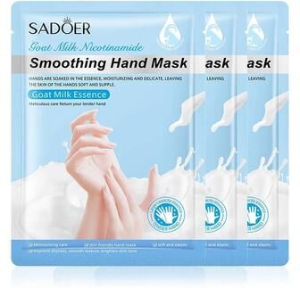 Uplifted Goods Goat Milk Enriched Vitality Mask And Hydrating Hand Gloves 3 Pairs