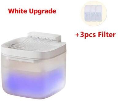 Uplift Picks Automatic Pet Water Fountain 3L Circulating Drinking Fountain With Filters For Cats And Dogs white Upgrade