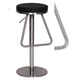FineBuy Barhocker Edelstahl Design Barstuhl Tresenstuhl Modern Bistrohocker