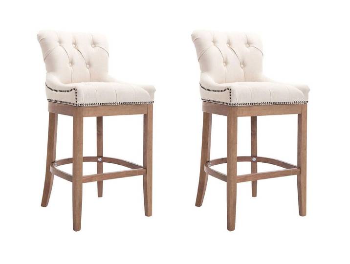 CLP Barhocker Lakewood Stoff (Set, 2er), gepolstert