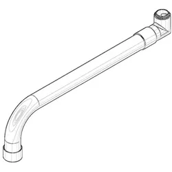 Dornbracht Auslauf ERSATZTEILE Platin gebürstet 04282507710,04282507710-06 04282507710-06