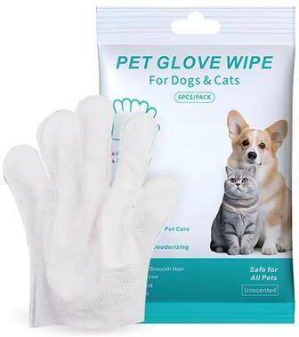 Inspire Essentials CleanPaws Extra Thick Pet Grooming Wipes Gloves CleanPaws Extra Thick Pet Grooming Wipes Gloves