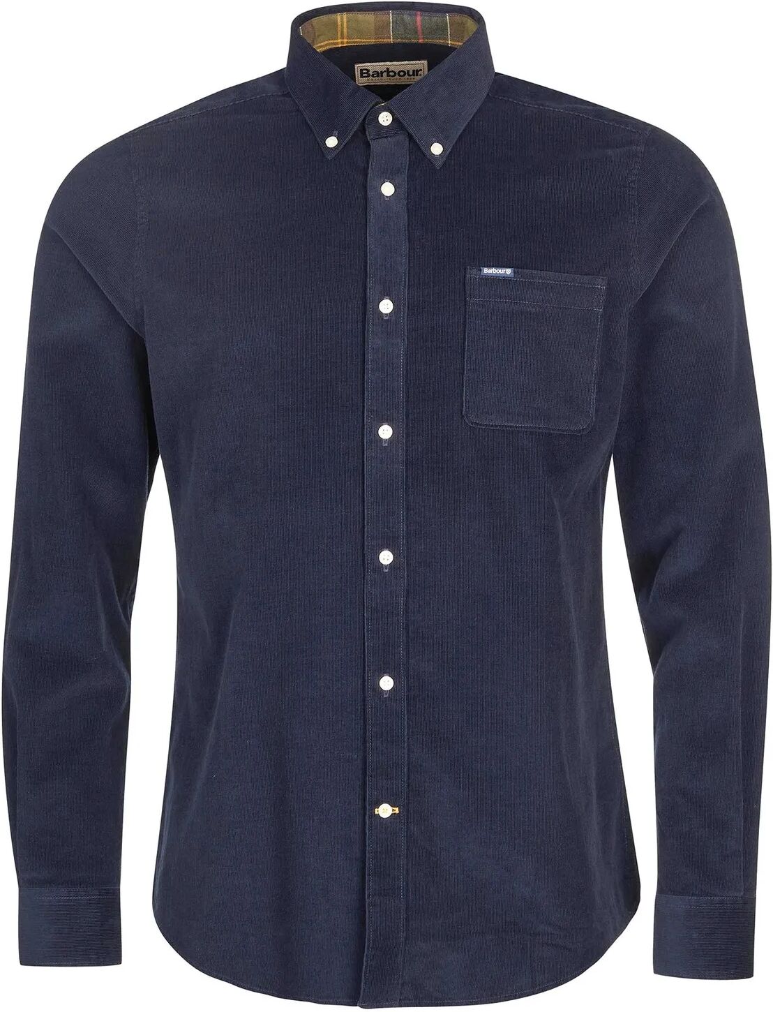 Barbour Chemise Ramsey Velours Bleu marine S