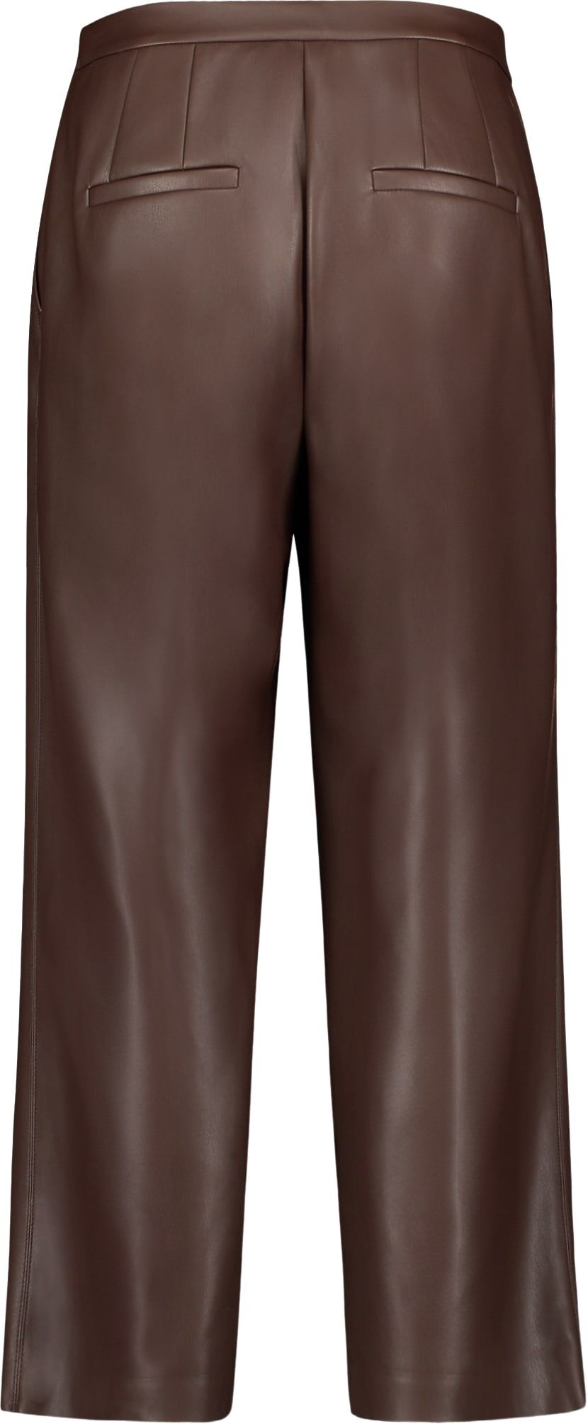 Culotte BETTY BARCLAY "Culotte mit Taschen", Damen, Gr. 40, EURO, braun (light maroon), Obermaterial: 50% Polyurethan PU. 50% Polyester PES., Hosen Culotte