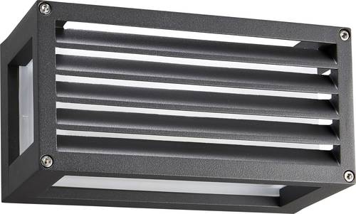 Heitronic Sevilla Lamellen 500614 Wandleuchte E27 7W Anthrazit