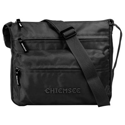 Umhängetasche CHIEMSEE "CHIEMSEE Herren, Damen", Damen, Gr. B/H/T: 30cm x 27cm x 6cm onesize, schwarz, Kunstfaser, unifarben, Taschen Umhängetasche