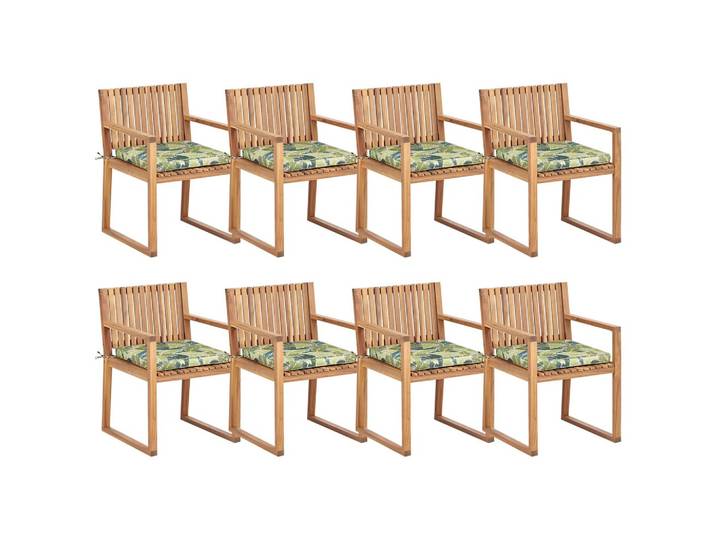 GARTENSTUHL 8er Set Grün Sassari II
