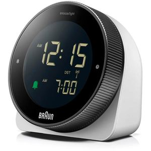 Braun Wecker BC24W DCF schwarz, digital, Funkuhr