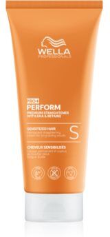 Wella Perform+ Straightener S ondulação permanente para cabelos pintados ou com madeixas 200 ml. Perform+ Straightener S