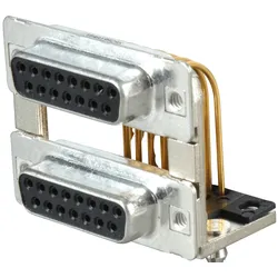 D-SUB DP 30 BUBU - D-SUB, Dual Port, Buchse-Buchse, 2x15-polig