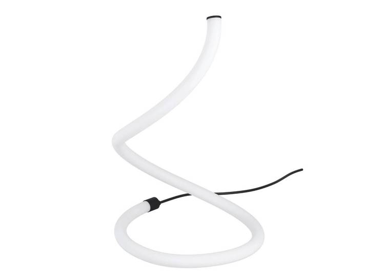 Eglo Tischleuchte, Schwarz, Weiss, Kunststoff, Metall, länglich, F, 30 cm, Kippschalter, Lampen & Leuchten, Innenbeleuchtung, Tischlampen, Tischlampen