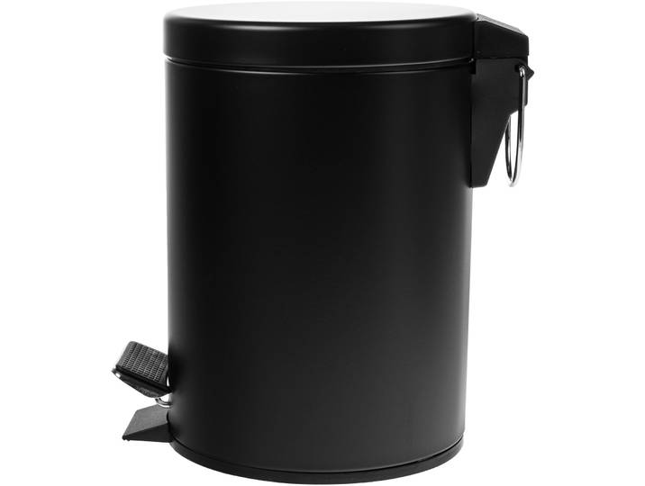 Treteimer COCON Schwarz Edelstahl B 17 cm 3 l - Treteimer