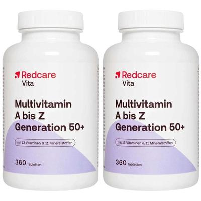 Multivitamin A-Z Gen50+ RE Doppelpack 2x360 St Tabletten