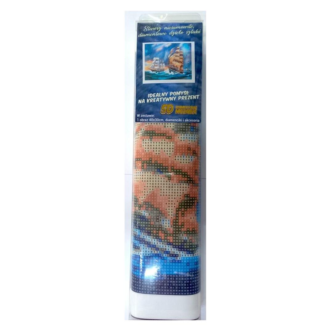 Norimpex Diamant Malerei Segelschiff 30x40cm (1007126)