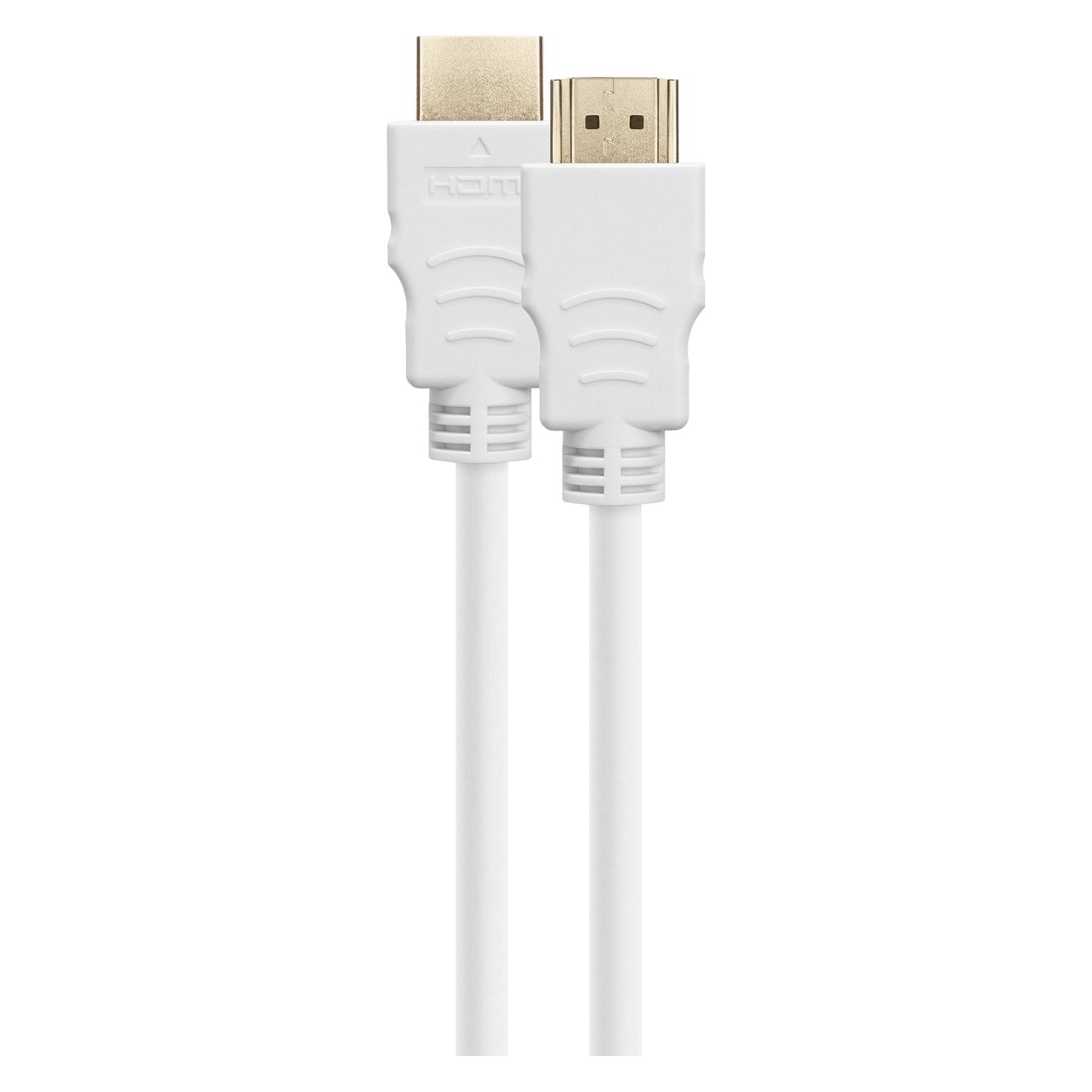 Deltaco HU-30A HDMI cable HDMI Type A (Standard) White (3 m) (HU-30A)