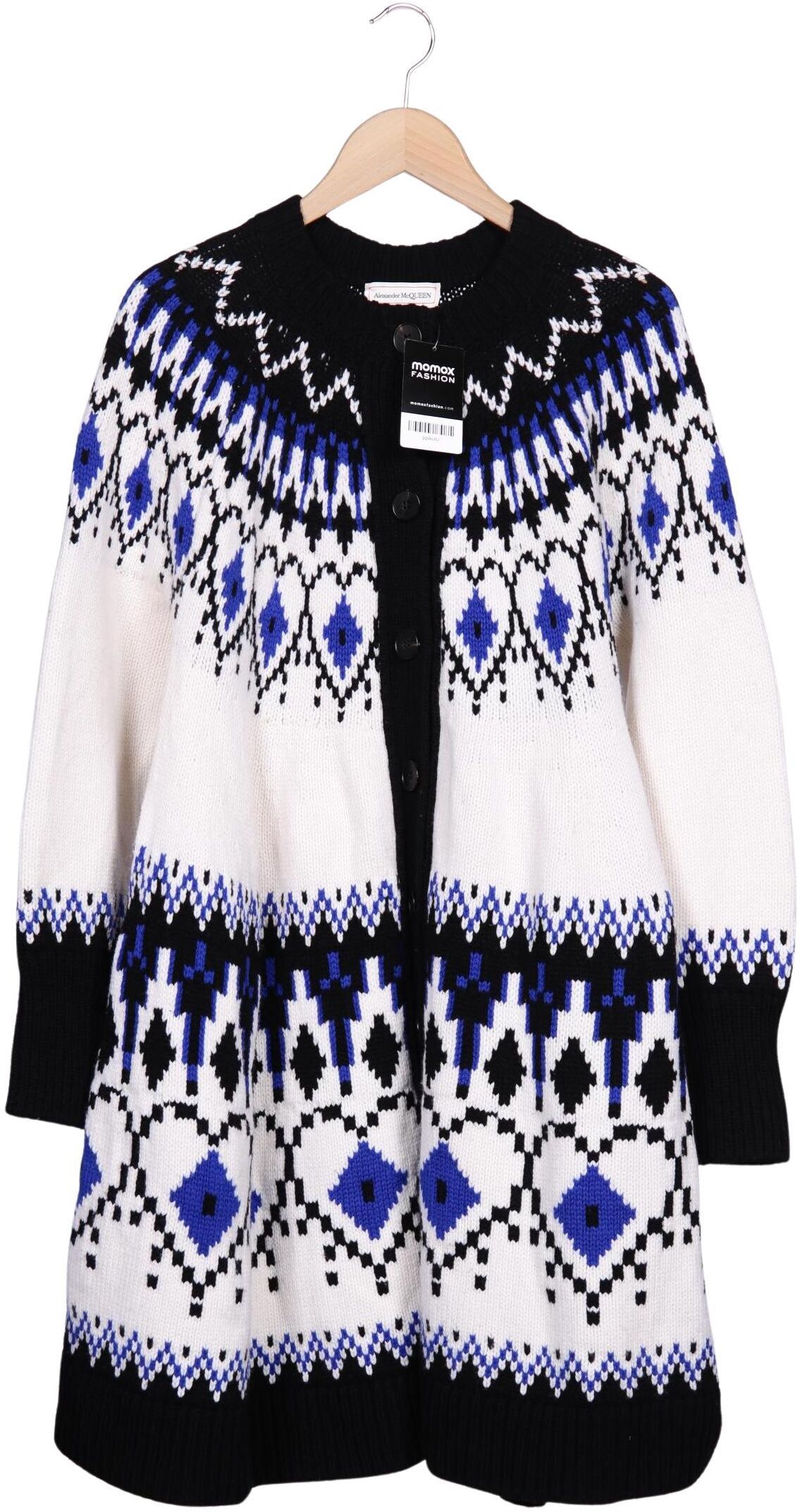 Alexander McQueen Damen Strickjacke, Mehrfarbig, Gr. S, Wolle - Second Hand