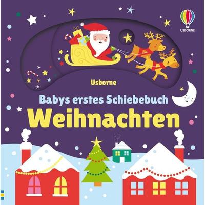 Babys erstes Schiebebuch: Weihnachten, Gebundene Ausgabe von Fiona Watt, Usborne, 978-1-03-570387-6